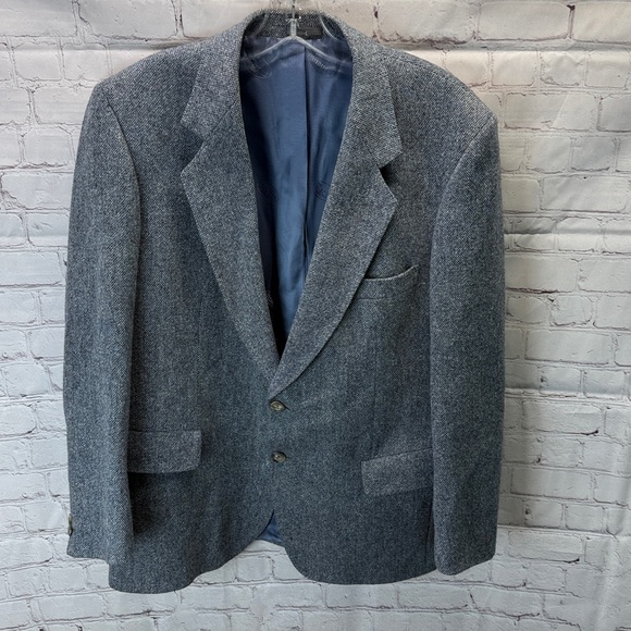 ⭐️VTG Magee Donegal Tweed Blazer 100% pure wool Handwoven in Ireland SZ 42 SH EX